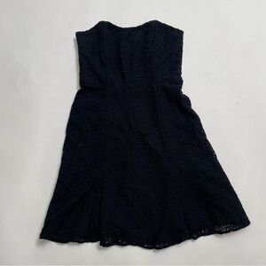 LILLY PULITZER black lace strapless cocktail dress